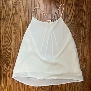 Forever 21 Off-White Strappy Sleeveless Top